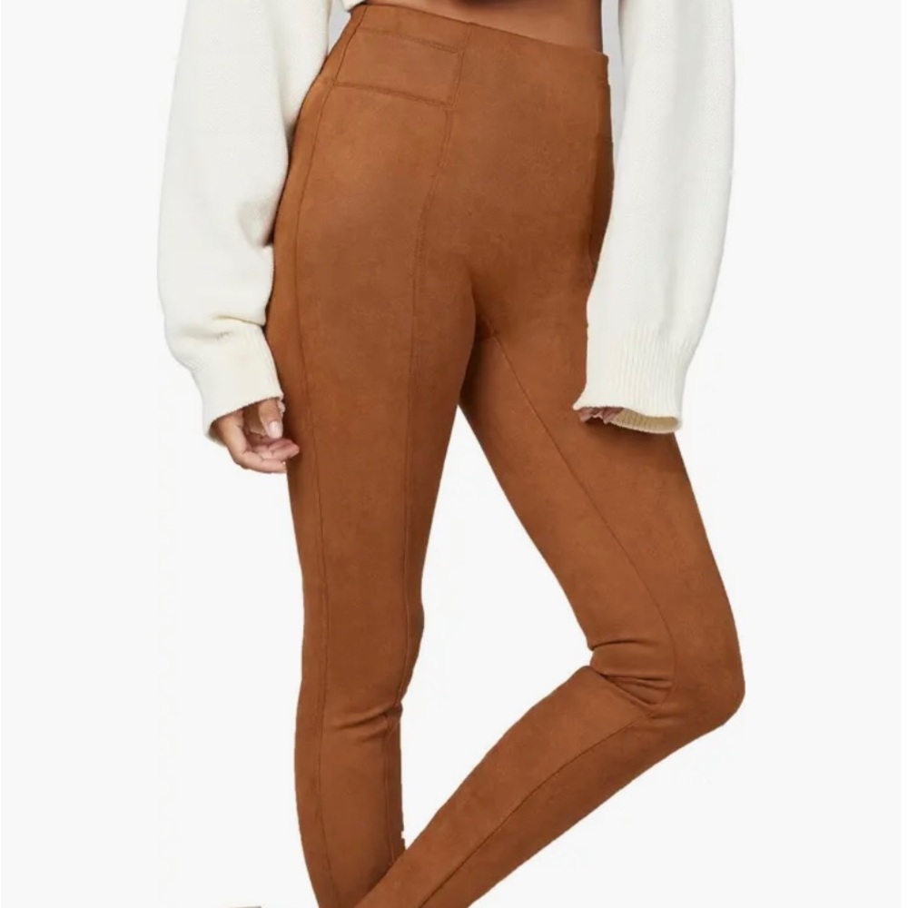 Women's Tan High-Waisted Leggings